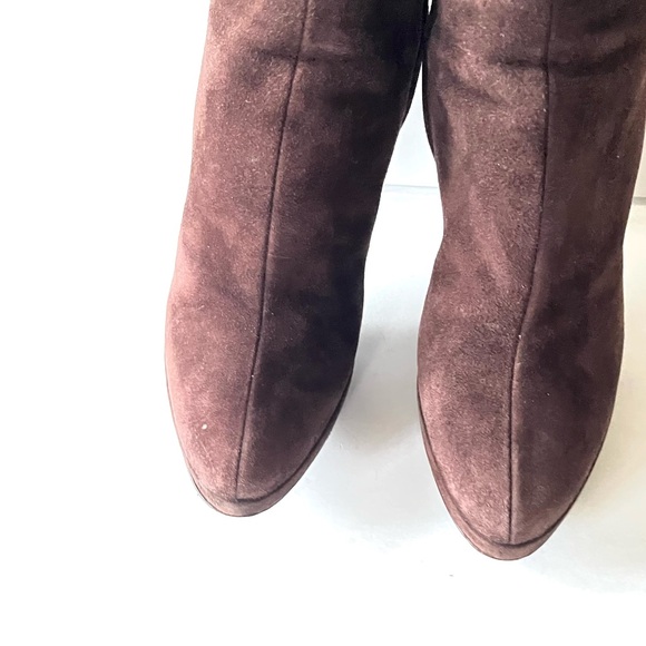 Prada brown suede platform boots - Picture 9 of 15